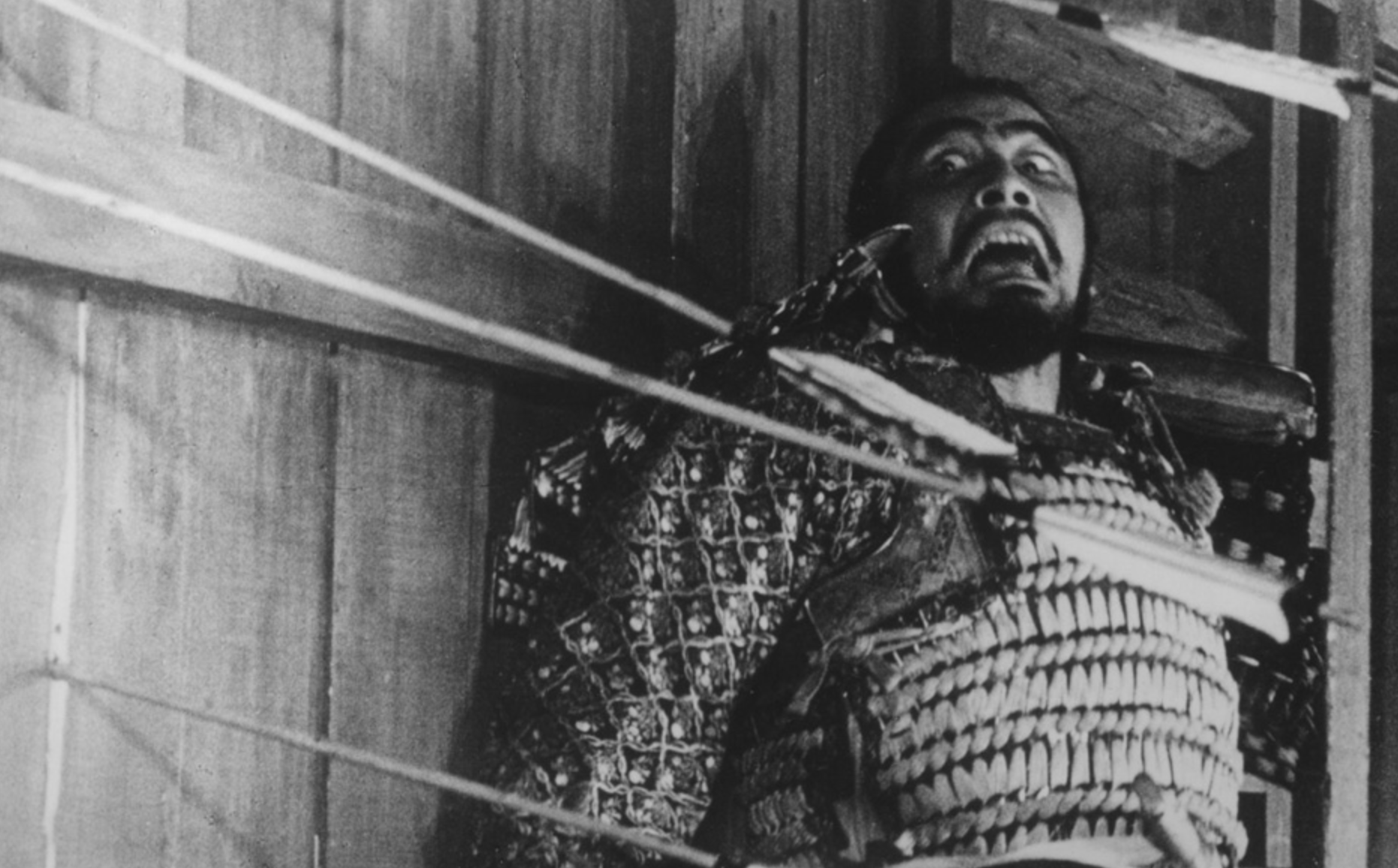 “In Akira Kurasawa's 1961 film "Throne of Blood", real arches shot arrows into the wall as the actor ran past.”